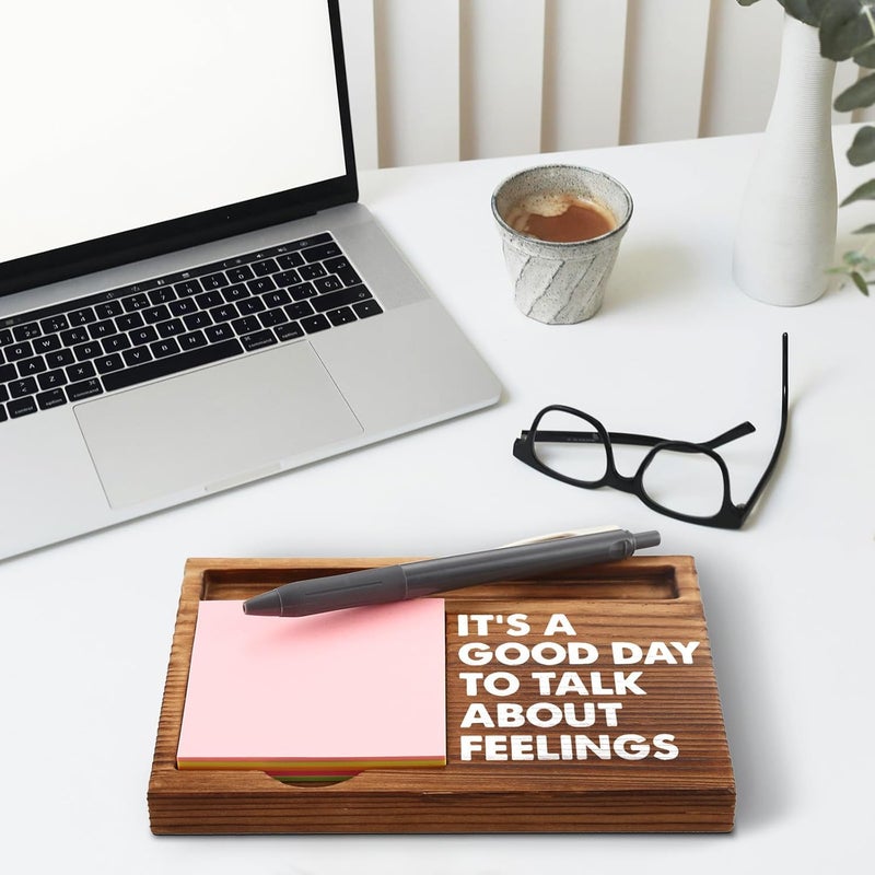 akeke Funny Sticky Note Holder Gifts for Guidance Counselor, Mental Health, Speech Therapy, Social Worker, School Counselor Desk Self-Stick Note Pad Holders GSH16 - Image 5